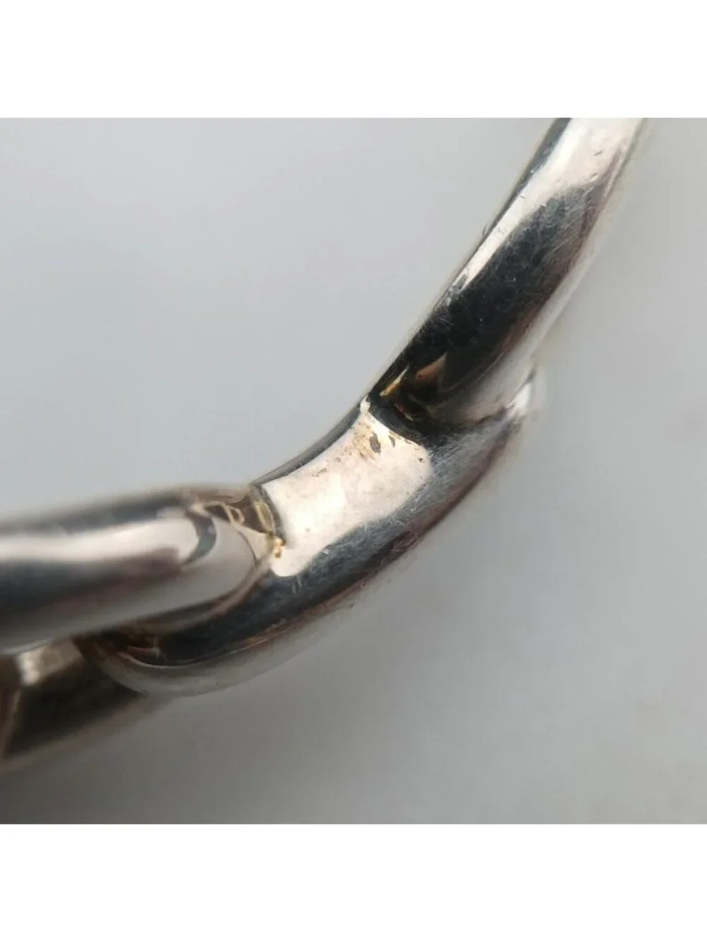Hermes Chaine D'ancre Ancene Silver Bracelet